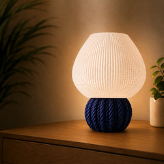 Knot Glow Lamp – Modern Textured Table Lamp