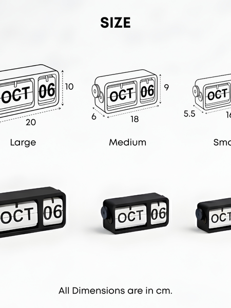 FlipFrame Desk Calendar