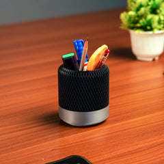 Eco-friendly PLA dual mesh organizer – stylish desk accessory