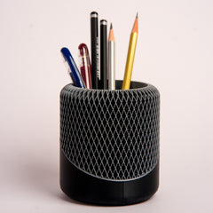 Modern two-tone NeoMesh desk organizer with mesh texture