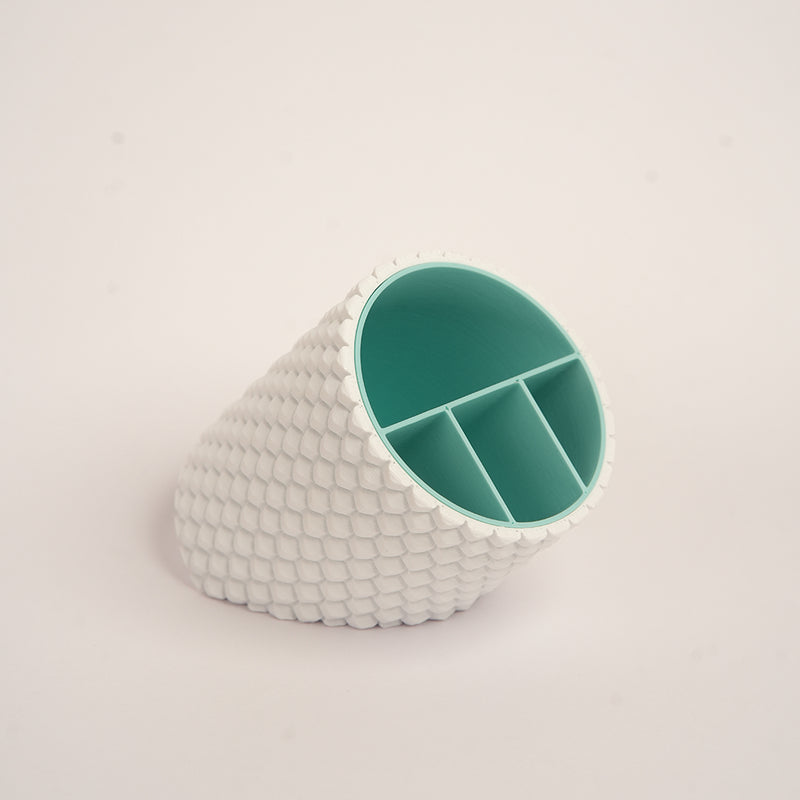 Eco-friendly PLA Tilt Hexa organizer with smart partitions