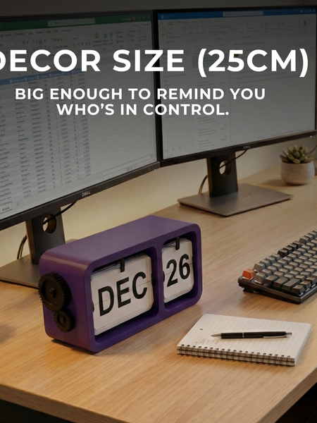 Flip Frame Decor Calender