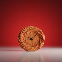 Twist Cloth Clock