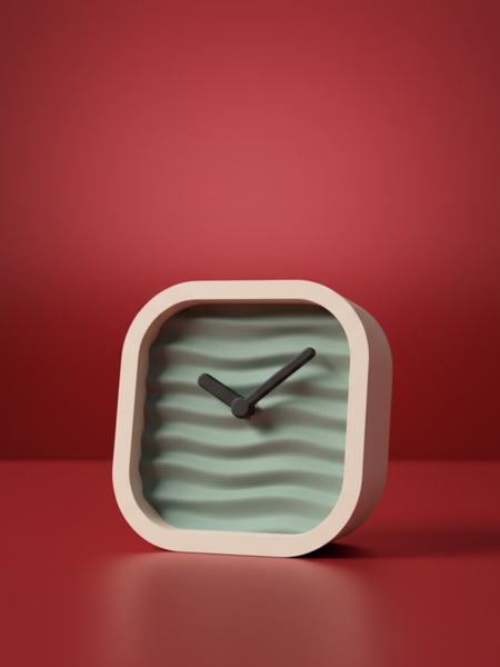 Wavy Desk Clock