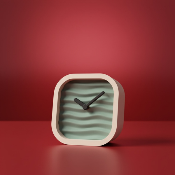 Wavy Desk Clock