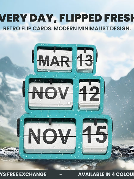 FlipFrame Desk Calendar