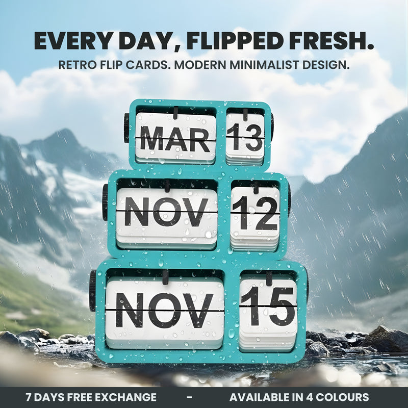 FlipFrame Desk Calendar