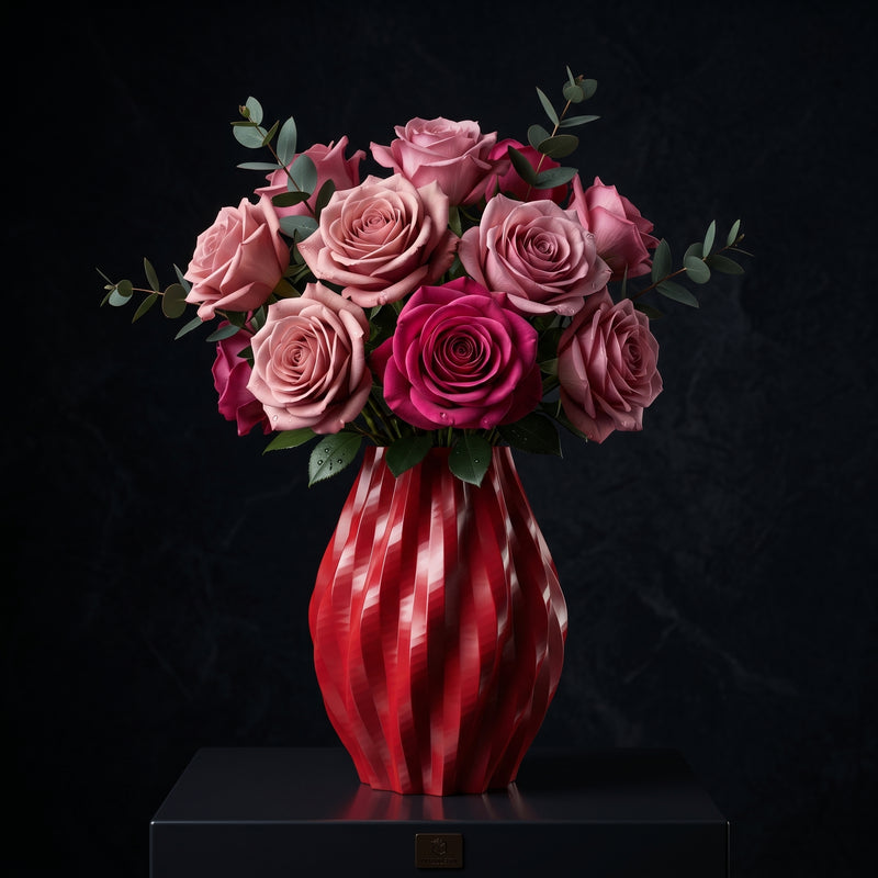Ruby Bloom Vase