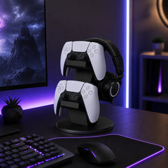 Gamer Dock Pro – PS5 Dual Sense Controller & Headphone Stand