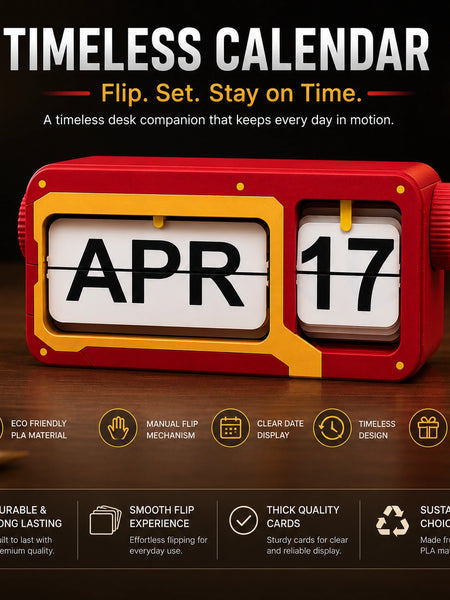 Flip Calendar Ironman Inspired