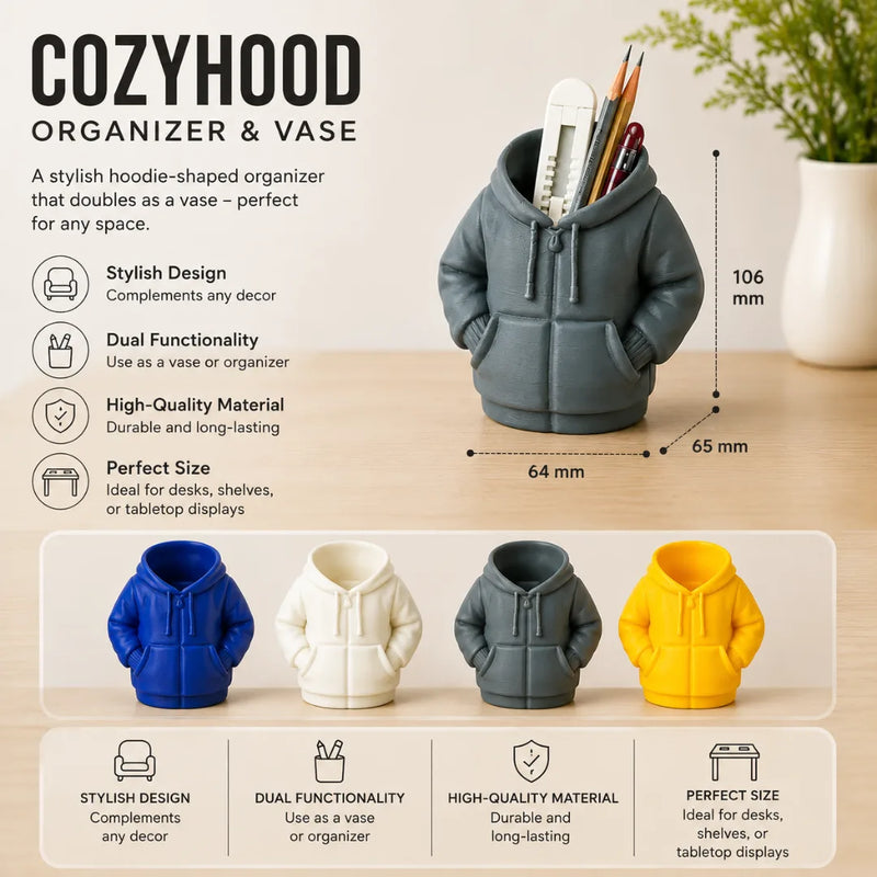 Cozyhood Organizer & Vase