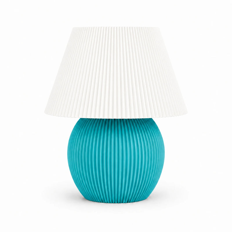 Milo Lamp – Modern Ribbed Table Lamp
