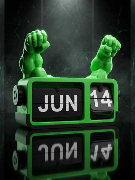 Flip Calendar Hulk Inspired