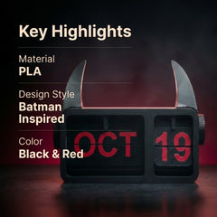 Flip Calendar Batman Inspired