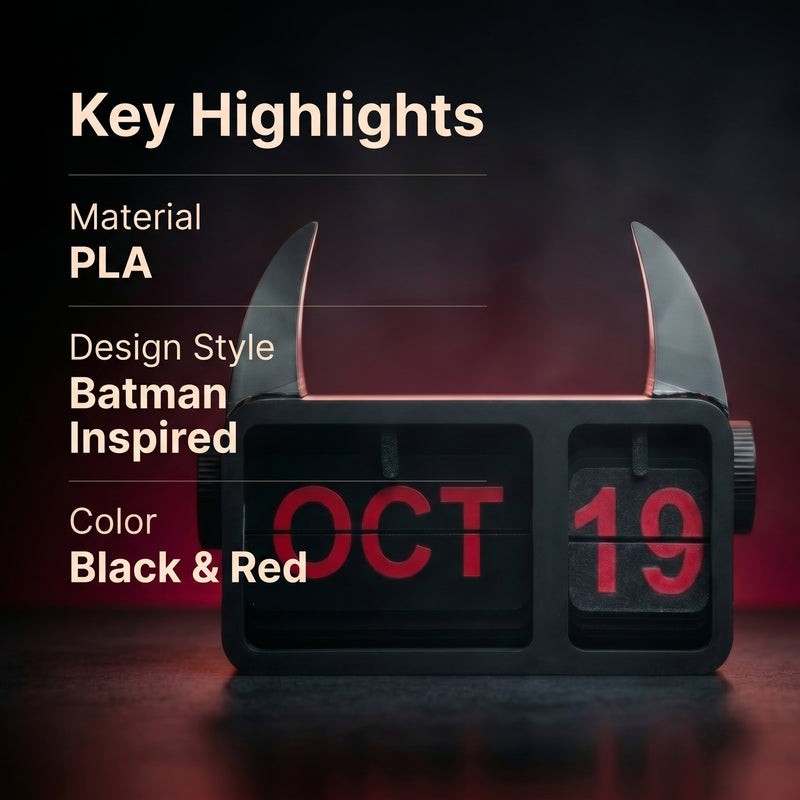 Flip Calendar Batman Inspired
