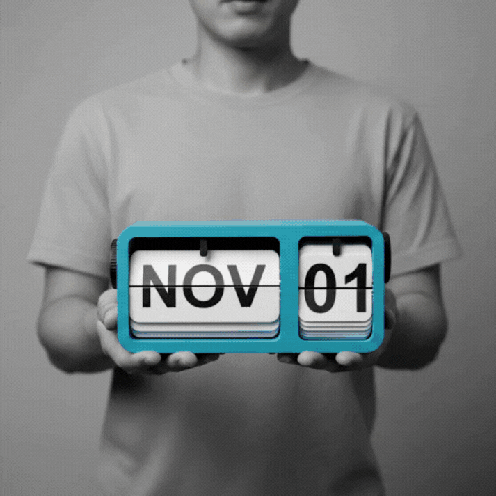 Flip Frame Decor Calender