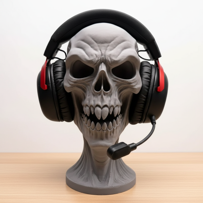Scary Skull Headphone Holder