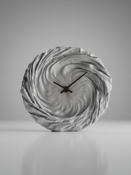 Twist Cloth Clock