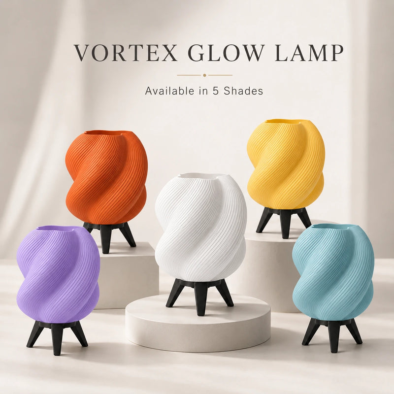 Vortex Glow Lamp – Modern Sculptural Table Lamp