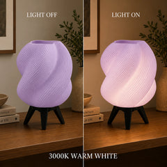 Vortex Glow Lamp – Modern Sculptural Table Lamp