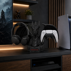 Dragon's Keep – Gaming Headset & Controller Stand